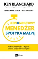 Zarządzanie - Jednominutowy Menedżer spotyka małpę - Ken Blanchard, Hal Burrows, William Oncken Jr - książka - miniaturka - grafika 1