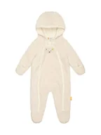 Pajacyki dla niemowląt - Steiff Kombinezon polarowy w kolorze kremowym - miniaturka - grafika 1