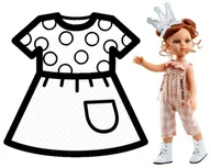 Akcesoria dla lalek - Paola Reina Ubranko Dla Lalek 32 Cm 54449 - miniaturka - grafika 1