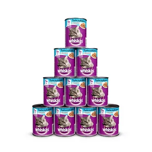Whiskas Adult puszka 12 x 400g mokra karma dla kotów z tuńczykiem w galaretce 41901-uniw - Mokra karma dla kotów - miniaturka - grafika 1