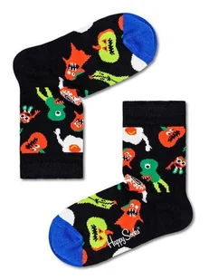 Happy Socks Skarpety "Halloween Monsters" w kolorze czarnym ze wzorem - Skarpetki damskie - miniaturka - grafika 1