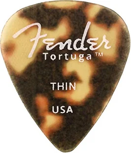 Fender Tortuga 351 kostek cienkie (6 sztuk) 980351125 - Inne akcesoria gitarowe - miniaturka - grafika 1