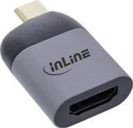 Adaptery i przejściówki - Adapter USB InLine InLine® USB Display Converter, USB Type-C male to HDMI female, 4K60Hz - miniaturka - grafika 1
