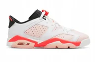 Sneakersy damskie - Buty damskie sportowe Air Jordan 6 Retro skórzane białe sneakersy r. 36,5 - miniaturka - grafika 1