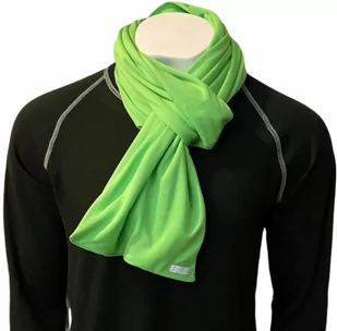 SPORT elegancki szalik .zielony - Czapki i chusty sportowe damskie - miniaturka - grafika 1