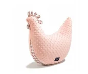 Poduszki do karmienia - Kura Babci Dany Pricess Chessboard Powder Pink - miniaturka - grafika 1