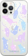 Etui i futerały do telefonów - Etui do Apple IPHONE 5/5S/SE Koty 016 Babaco Nadruk częściowy Przeźroczysty - miniaturka - grafika 1