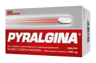 Leki przeciwbólowe - Pyralgina, 0,5 g, 50 tabletek |Darmowa dostawa od 199,99 zł !!! 4224206 - miniaturka - grafika 1