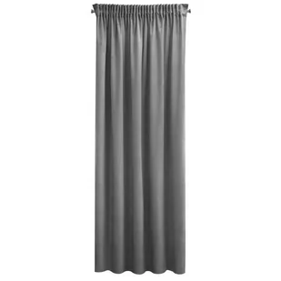 Pierre cardin Zasłona Sibel 140x270 na taśmie Stalowa ex-pier-zas-sibel-140x270-t-stal - Zasłony - miniaturka - grafika 1