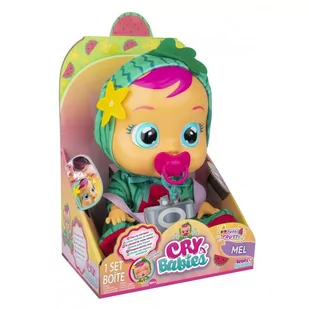 Tm Toys Cry Babies. Mel w arbuzowym ubranku - Lalki dla dziewczynek - miniaturka - grafika 1