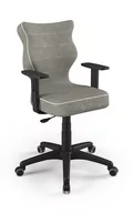 Fotele i krzesła biurowe - Entelo Good Chair Ergonomiczne krzesło Duo VS03, 6, szaro-czarne CA-D-6-B-C-VS03-B - miniaturka - grafika 1