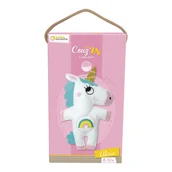 Pasmanteria - Clairefontaine, Zestaw maskotka do szycia Jednorożec Alicia - miniaturka - grafika 1