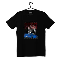 Odzież do sportów motorowych - Czarny T-shirt Nissan Skyline GT-R R34 Stance-M - miniaturka - grafika 1