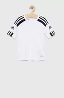 Koszulki dla chłopców - Adidas Performance t-shirt dziecięcy kolor biały z nadrukiem - adidas Performance - miniaturka - grafika 1