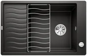 Zlewozmywaki - Blanco Zlewozmywaki Elon XL 6 S-F Silgranit PuraDur Czarny 525884 - miniaturka - grafika 1