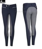 Bryczesy - Pikeur Bryczesy JASHA CONTRAST PREMIUM jesień-zima 2013 damskie - night blue - miniaturka - grafika 1