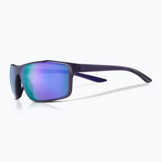 Okulary przeciwsłoneczne - Okulary przeciwsłoneczne męskie Nike Windstorm matte grid iron/violet mirror | WYSYŁKA W 24H | 30 DNI NA ZWROT - grafika 1