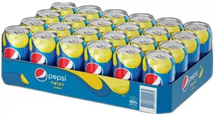 Pepsi twist lemon napój gazowany  24x 330ml - Napoje gazowane - miniaturka - grafika 1