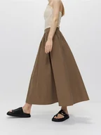 Spódnice - Reserved - Spódnica maxi z bawełną - brązowy - miniaturka - grafika 1