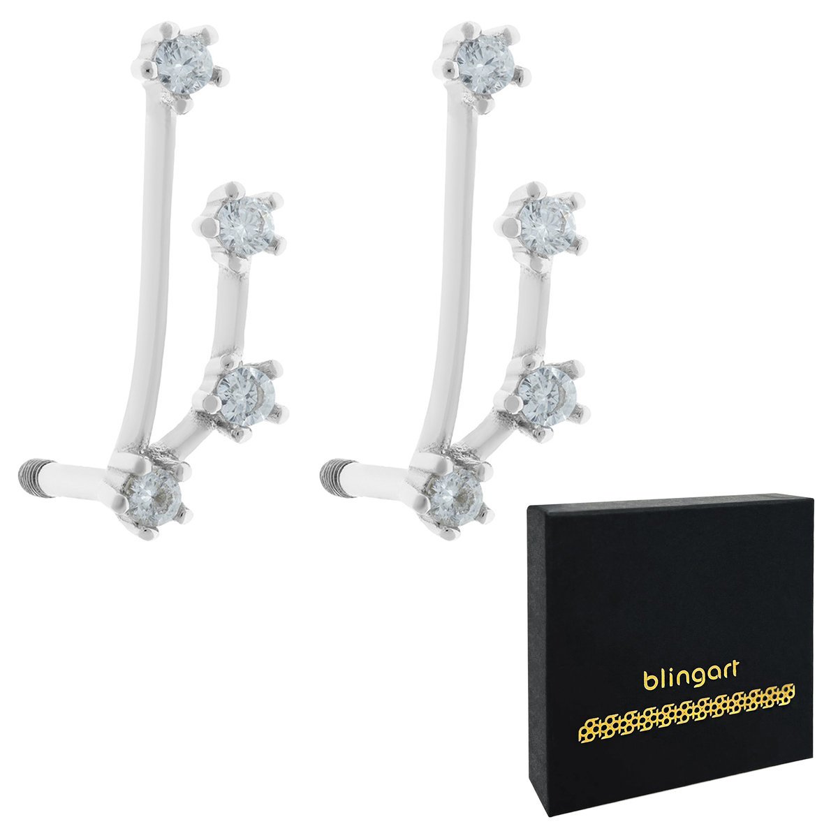 Kolczyki srebrne znak zodiaku BYK srebro 925