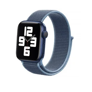 Crong Nylon - Pasek sportowy do Apple Watch 42/44/45 mm (Ocean Blue) - Akcesoria do smartwatchy - miniaturka - grafika 3