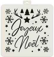 Scrapbooking - Szablon plastikowy, Joyeux Noel - miniaturka - grafika 1