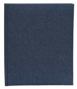 Album tradycyjny Linen Blue 40 stron kremowych - Albumy fotograficzne - miniaturka - grafika 1