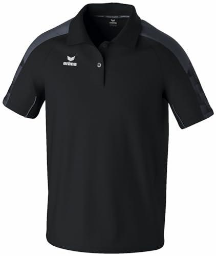Erima Męska koszulka polo EVO Star (1112434), czarny/szary Slate Grey, XL