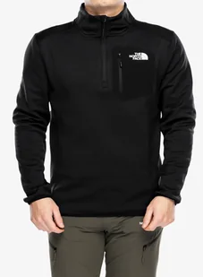 Bluza bez kaptura The North Face Crest 1/4 Zip - tnf black - Bluzy sportowe męskie - miniaturka - grafika 1