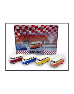 Hipo VW Classical bus z białym dachem 1:38 KT5377D - Samochody i pojazdy dla dzieci - miniaturka - grafika 2