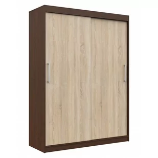 Akord Fabryka mebli SZAFA PRZESUWNA 150cm CLP MONO WENGE/SONOMA OP0LSZAWENSONBL150CLP - Szafy - miniaturka - grafika 1