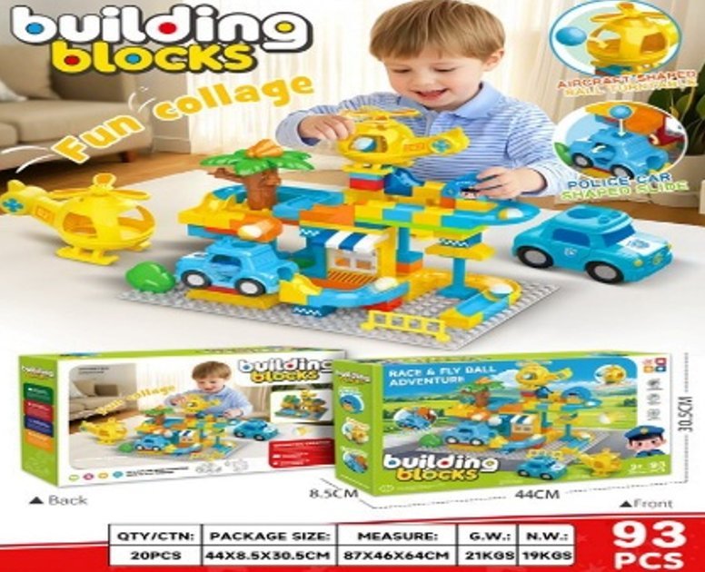 DLA DZIECI KLOCKI POLICJA MEGA ZESTAW