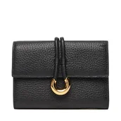 Portfele - Duży Portfel Damski Coccinelle Coccinellelisbet Soft E2 T1I 11 D6 01 Czarny - miniaturka - grafika 1