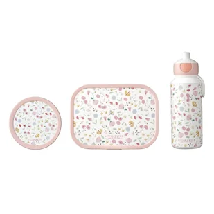 Pojemnik śniadaniowy dla dzieci Flowers & butterflies – Mepal - Lunch boxy - miniaturka - grafika 1