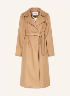 Max Mara Płaszcz Z Wielbłądziej Sierści 3manuel beige - Płaszcze damskie - miniaturka - grafika 1