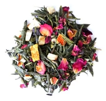 Herbata zielona o smaku Sencha Bożonarodzeniowa100g najlepsza herbata liściasta sypana w eko opakowaniu