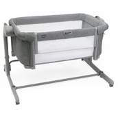 Łóżeczka i kojce - Chicco Łóżeczko Next2Me Magic Evo Dark grey - miniaturka - grafika 1