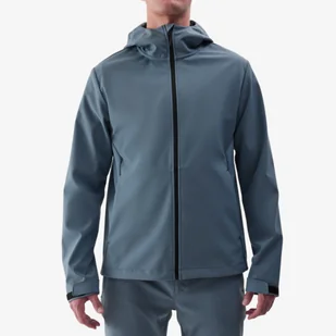 Kurtka 4F Męski Softshell Wiatrówka Zapinane Kieszenie 24TSOFM283-32S - Kurtki męskie - miniaturka - grafika 1