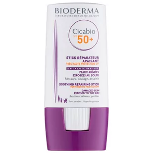 Bioderma Cicabio krem łagodząco-odbudowujący z filtrem SPF 50+ roll-on 8 g - Balsamy i kremy do ciała - miniaturka - grafika 1