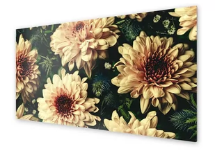 Panel kuchenny HOMEPRINT Żółte kwiaty ogrodowe 120x60 cm - Dekoracje domu - miniaturka - grafika 1