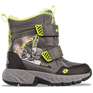 Lotto Unisex dziecięce buty Sudburry Tex K półdługie buty, Szary dla żółtego, 26 EU - Buty dla chłopców - miniaturka - grafika 1