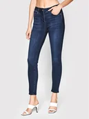 Spodnie damskie - Patrizia Pepe Jeansy CP0509/D1HIB-C920 Granatowy Slim Fit - miniaturka - grafika 1