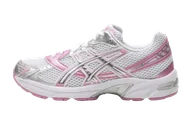 Buty sportowe damskie - ASICS Gel-1130 White Pure Silver Pink - miniaturka - grafika 1