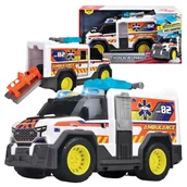 Samochody i pojazdy dla dzieci - Dickie Toys Biały Ambulans Karetka Pogotowia Pojazd 30 cm - miniaturka - grafika 1
