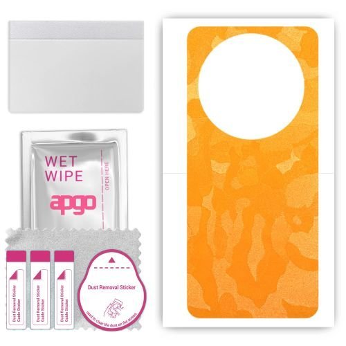 folia naklejka skórka strukturalna na TYŁ do Wiko Hi Enjoy 70 Pro 5G - Moro Camo Żółty - apgo SKINS