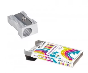 Starpak Temperówka metalowa Pojedyncza - Przybory szkolne - miniaturka - grafika 1