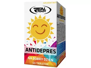 Real Pharm Antidepres, 60 tabletek - Witaminy i minerały dla sportowców - miniaturka - grafika 1
