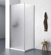 Kabiny prysznicowe - Aqualine Pilot - Kabina prysznicowa 90x90 cm, chrom/szkło Brick PT090-01 - miniaturka - grafika 1