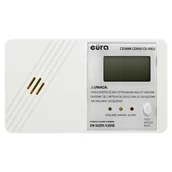 Czujniki czadu, dymu, gazu - Czujnik czadu ''EURA'' CD-01EU wyświetlacz LCD, zasilanie bateryjne - miniaturka - grafika 1