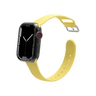 Akcesoria do smartwatchy - Apple Jcpal Pasek JCPal FlexBand do Watch Band Yellow Cream 38/40/41mm JCP6273 - miniaturka - grafika 1